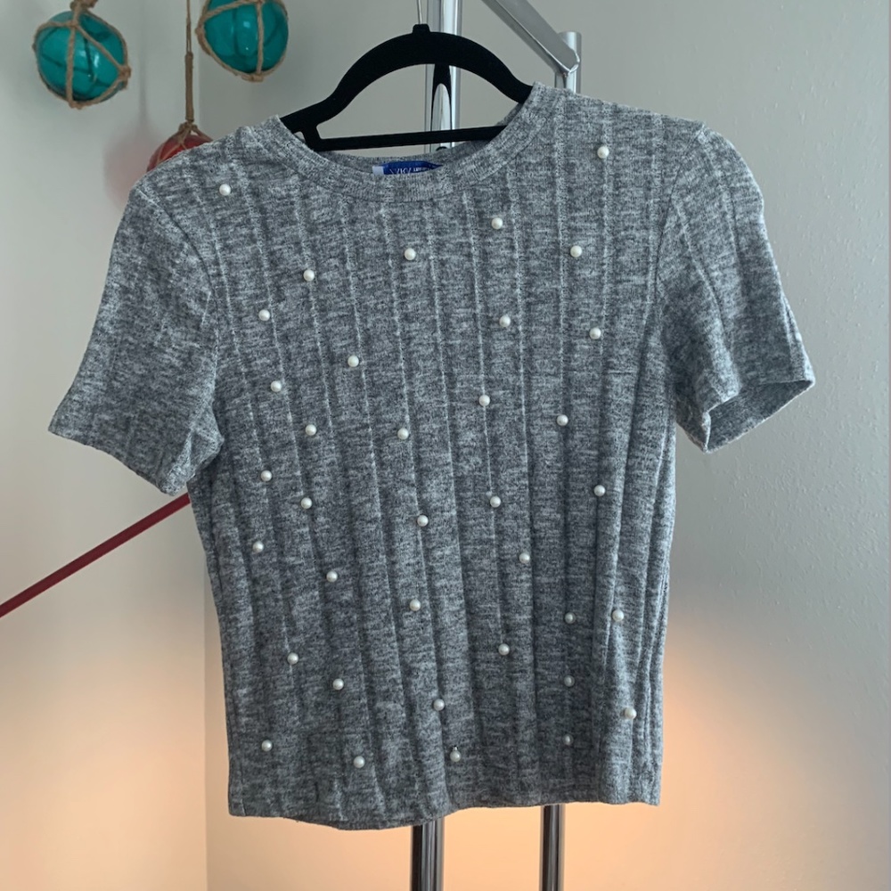 Zara Pearl Sweater